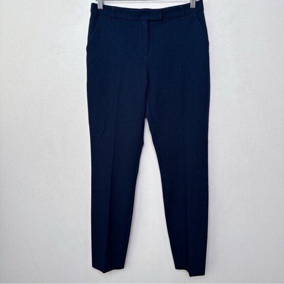 Topshop Womens 6 Navy Slim Fit Ankle Trouser - Picture 2 of 15